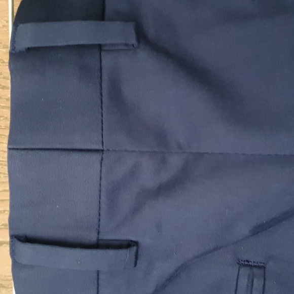 Express Navy Blue Slim Dress Pants - Picture 4 of 8